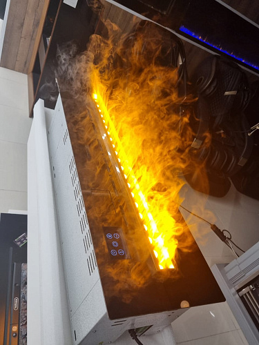 Каминокомплект Dimplex Boxx очаг Cassette 600 LNH-INT (с дровами) серый графит (выставочный образец)_1